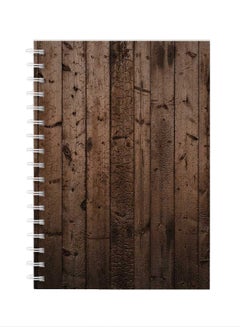LOWHA Spiral Notebook For School Or Business Note Taking With 60 Sheets  Old Wood  Cover Multicolour  - Image 1
