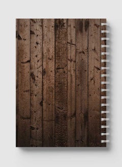 LOWHA Spiral Notebook For School Or Business Note Taking With 60 Sheets  Old Wood  Cover Multicolour  - Image 5