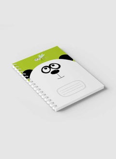 LOWHA Spiral Notebook For School Or Business Note Taking With 60 Sheets  Cartoon Panda and Mosquito Multicolour  - Image 2