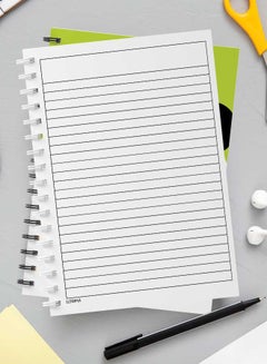 LOWHA Spiral Notebook For School Or Business Note Taking With 60 Sheets  Cartoon Panda and Mosquito Multicolour  - Image 3