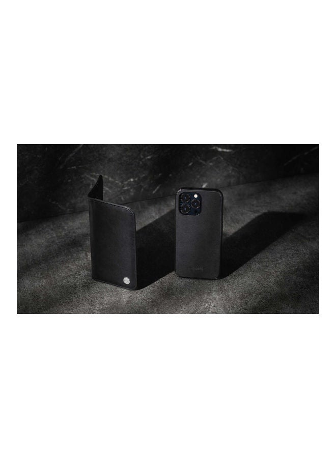 Moshi - Protective Case With Detachable Wallet For iPhone 13 Pro Jet Black - Image 1