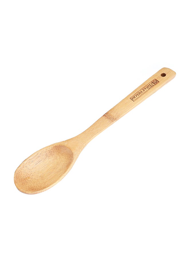 Royalford Bamboo Serving Spoon Brown 30x6cm  - Image 1