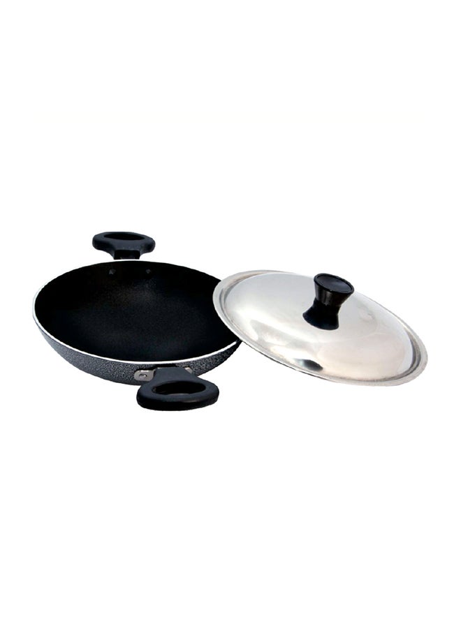 Royalford 21Cm Appa Chatti With Stainless Steel Lid Non-Stick Coating 30X21X11Cm Multicolor Multicolor 21cmcm  - Image 2