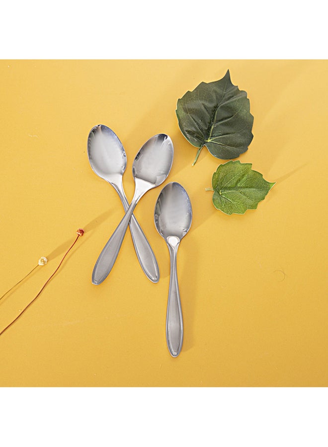Royalford 3-Piece Table Spoon Set Silver - Image 5