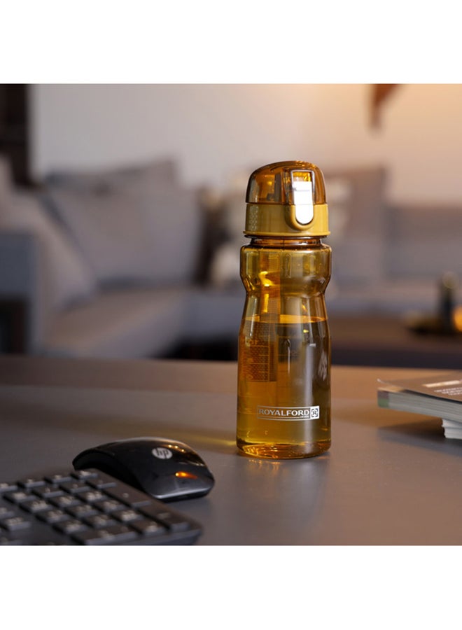 Royalford Plastic Water Bottle Yellow 750ml  - Image 3