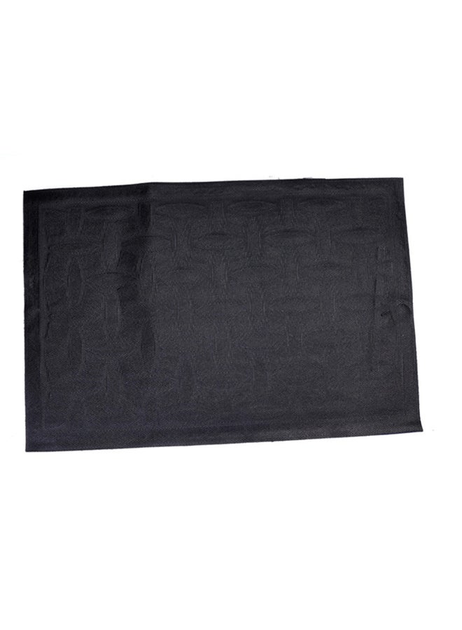 Royalford Rectangular Solid Bathing Mat Blue 40x60cm  - Image 2