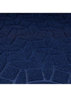 Royalford Rectangular Solid Bathing Mat Blue 40x60cm  - Image 1