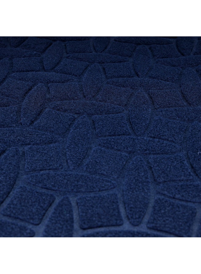 Royalford Rectangular Solid Bathing Mat Blue 40x60cm  - Image 1