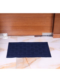 Royalford Rectangular Solid Bathing Mat Blue 40x60cm  - Image 3