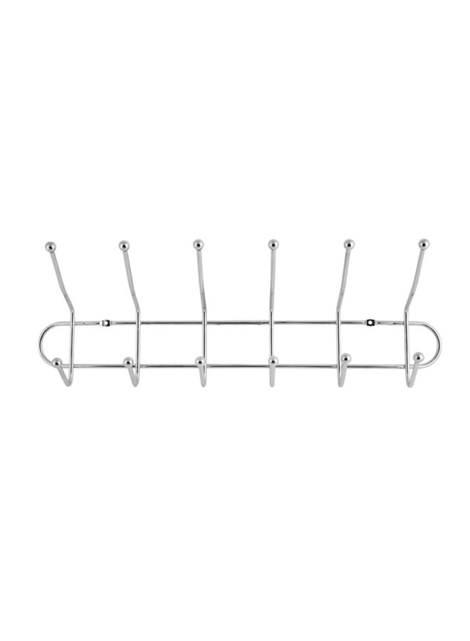 Royalford - 6-Hook Metal Hanger Silver - Image 1