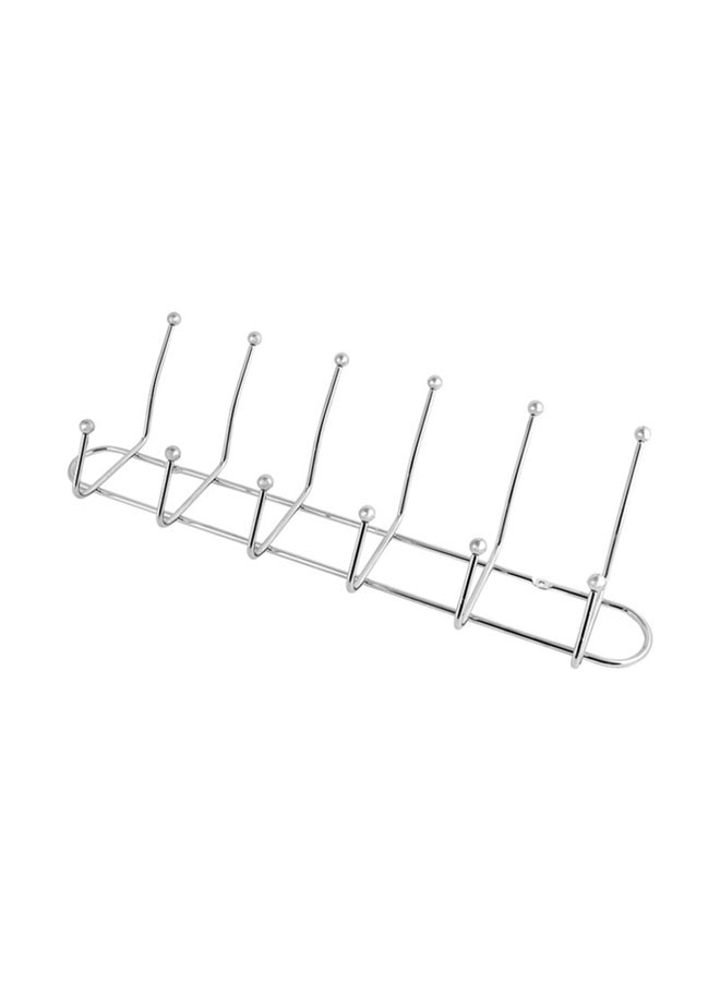 Royalford - 6-Hook Metal Hanger Silver - Image 1