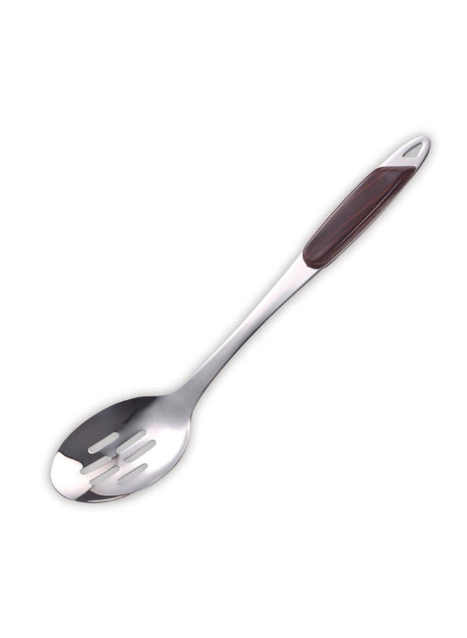Royalford Slotted Spatula Silver/Brown - Image 1