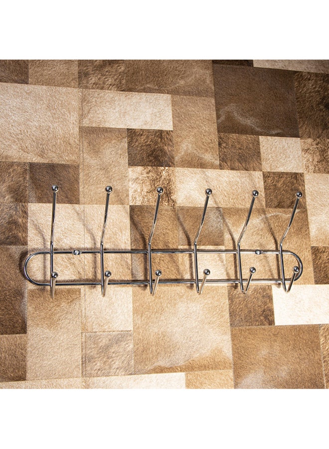 Royalford - 6-Hook Metal Hanger Silver - Image 1