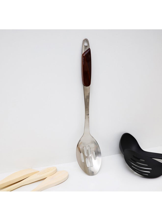 Royalford Slotted Spatula Silver/Brown - Image 5