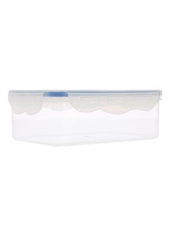 Royalford Airproof Container With Lid Clear With Blue 1Liters  - Image 3