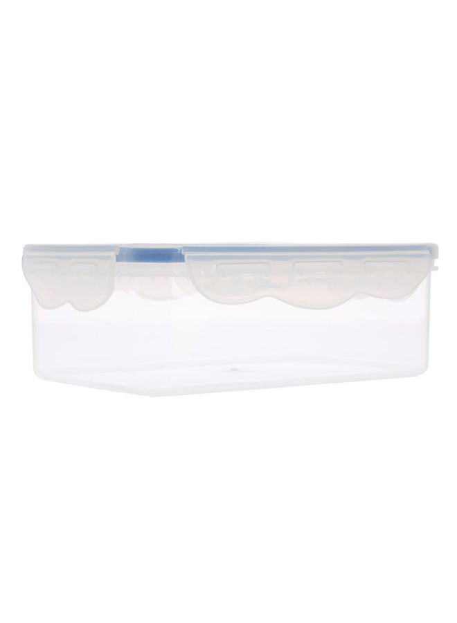 Royalford - Airproof Container With Lid Clear With Blue 1Liters - Image 1