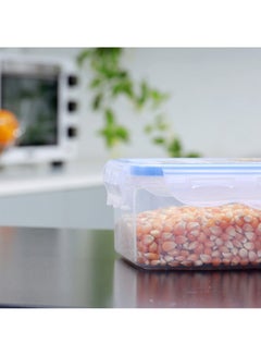 Royalford Airproof Container With Lid Clear With Blue 1Liters  - Image 5