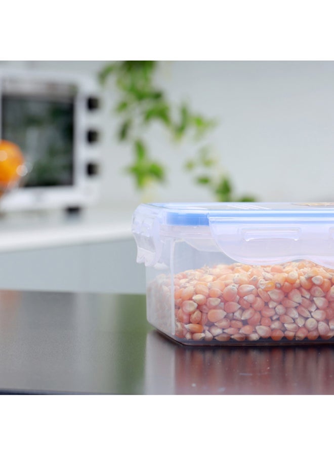 Royalford - Airproof Container With Lid Clear With Blue 1Liters - Image 1