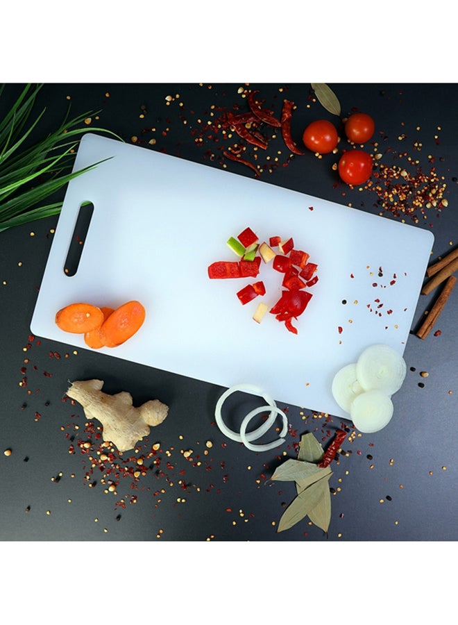 Royalford - Cutting Board Slicer Series Odorless Polyethylene Non Toxic White 37x23x0.9cm - Image 1