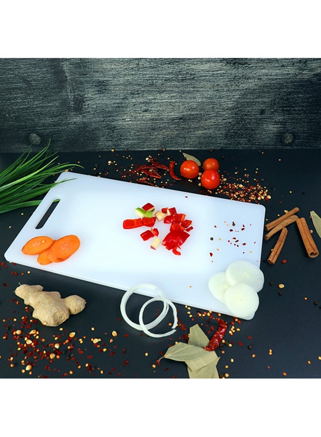Royalford - Cutting Board Slicer Series Odorless Polyethylene Non Toxic White 37x23x0.9cm - Image 1