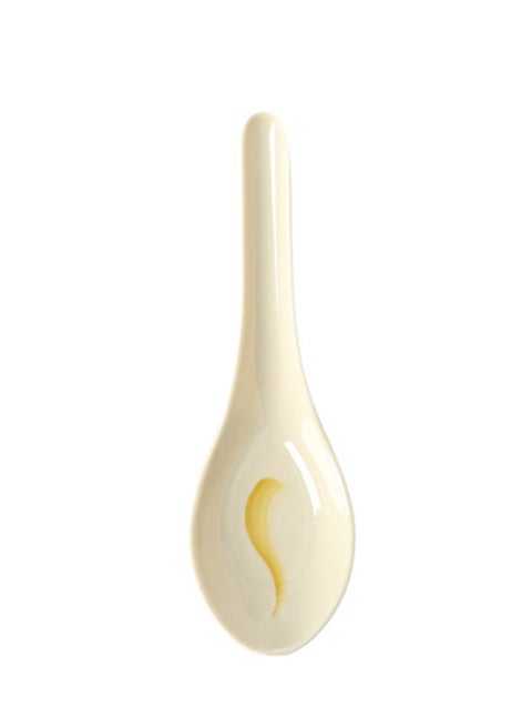 Melamine Super Rays Spoon Beige 13.5x4.2x13.5cm