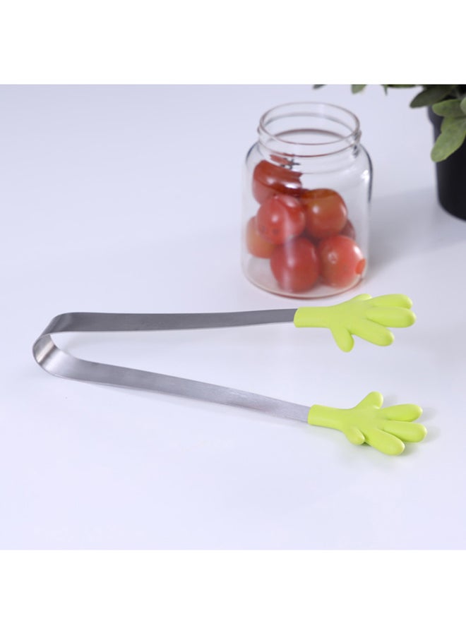 Royalford Silicone Food Tong Green/Silver 22.8x5x3cm  - Image 4