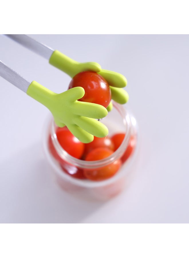 Royalford Silicone Food Tong Green/Silver 22.8x5x3cm  - Image 5