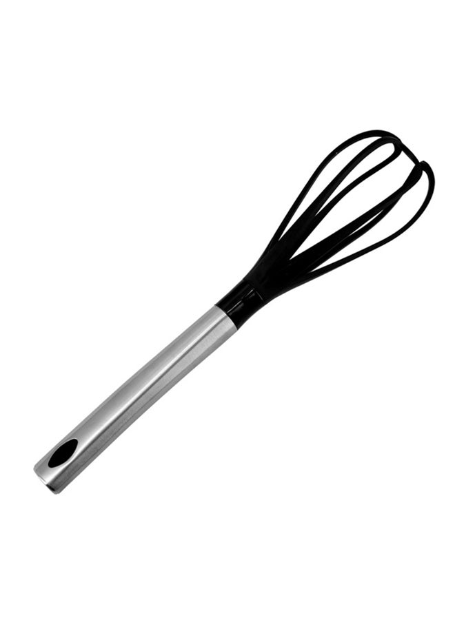 Royalford Nylon Whisk Black With Silver Handle  - Image 1