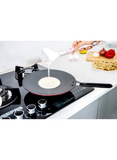 Royalford Aluminum Tawa Black 28cm  - Image 5