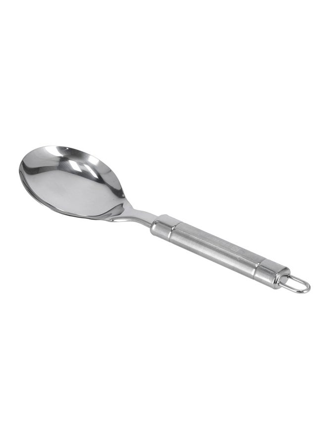 Royalford Stainless Steel Rice Spoon Silver 26 x 7.8cm  - Image 1