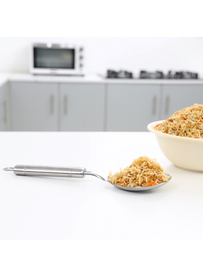 Royalford Stainless Steel Rice Spoon Silver 26 x 7.8cm  - Image 5