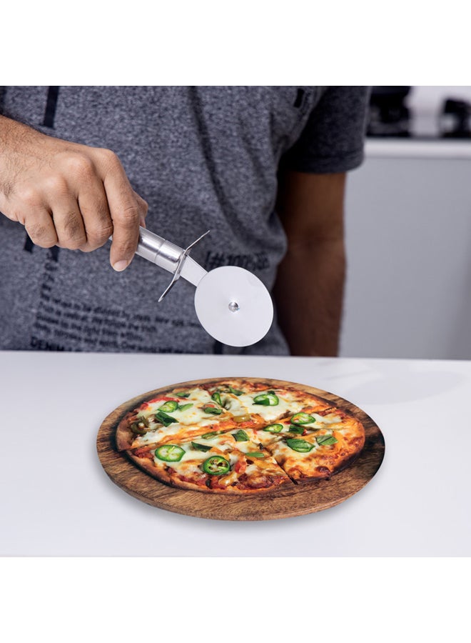 Stainless Steel Pizza Cutter Silver 21x6.5X1.6cm - v1639061787/N35033903A_5