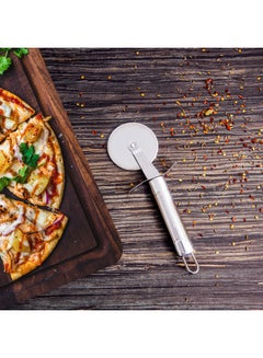 Royalford Stainless Steel Pizza Cutter Silver 21x6.5X1.6cm  - Image 4
