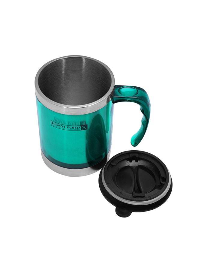 Stainless Steel Travel Mug Green/Black 400ml - v1639061830/N43126722A_2