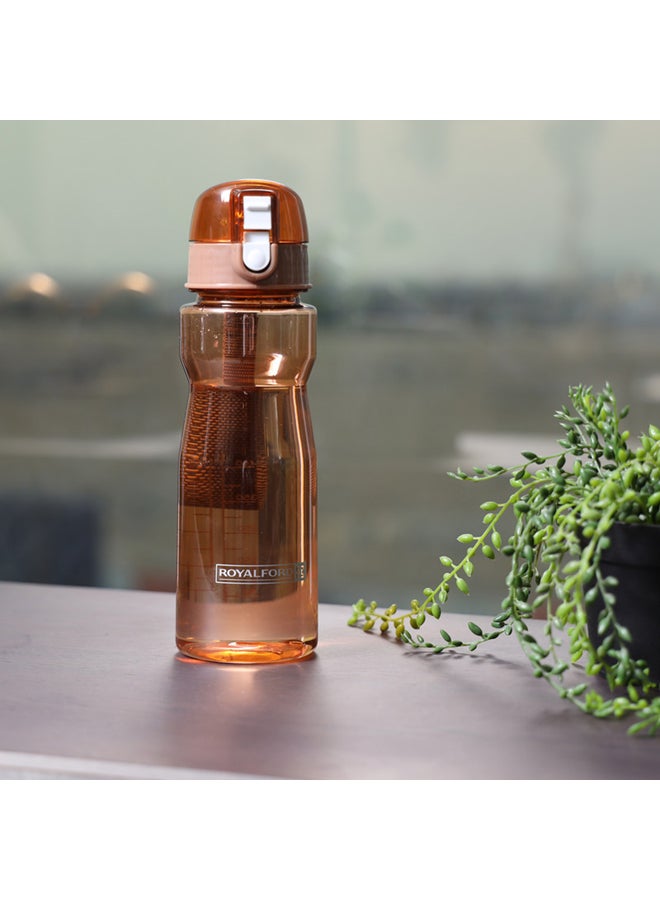 Royalford - Water Bottle with Volume Marker Coffee 550ml - Image 1