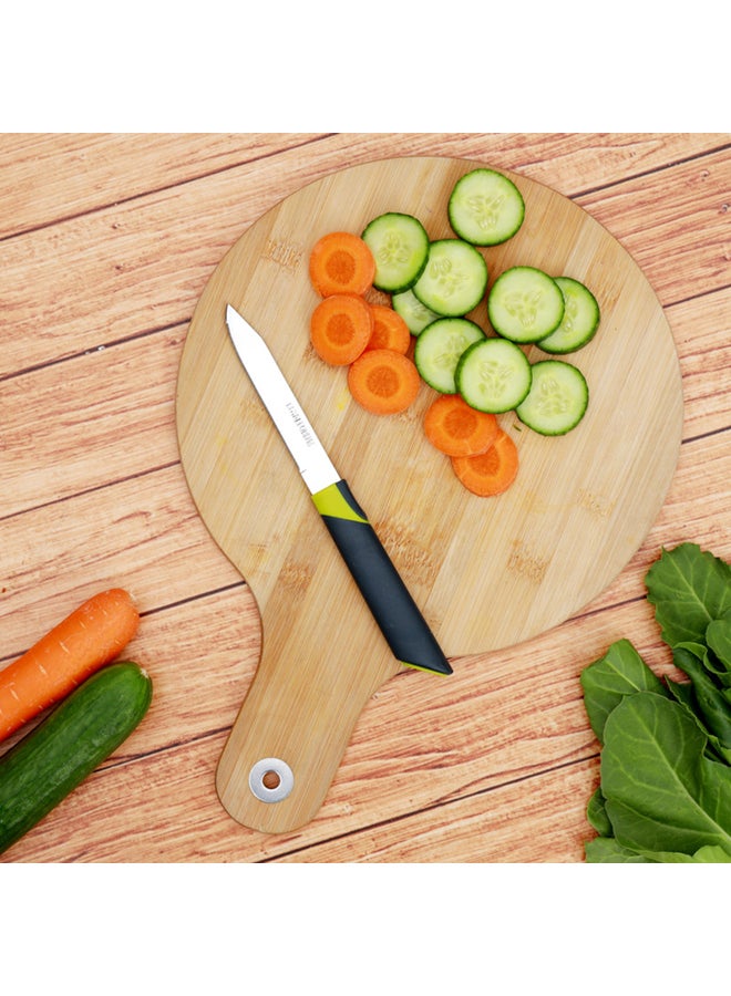 Royalford - Fruit Knives Serrated Ss Blade With Strong Pp Handle 21Cm Multicolor Green/Silver 28cm - Image 1