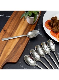 6 Pieces Stainless Steel Table Spoon - 19Cm Dishwasher Safe Marks And Stain Resistant Ergonomic And Hygenic Design Made In India - v1639061876/N48560824A_4