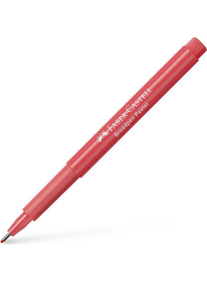 Sticker Broadpen Pastel Apricot Red