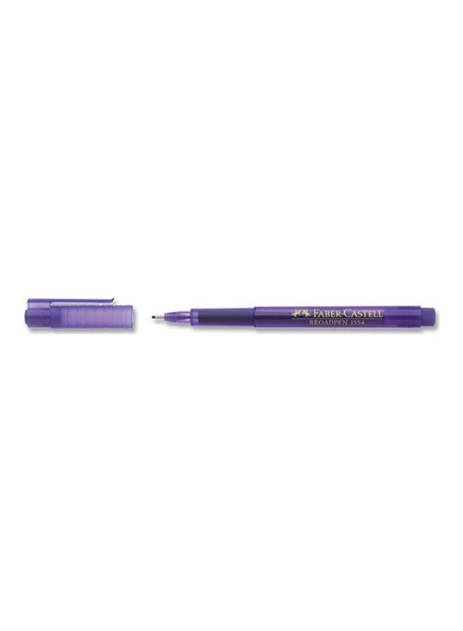 FABER-CASTELL - Fineliner Broad Pen Purple - Image 1