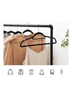 Red Dot Gift 30-Piece  Non-Slip Hangers Black 42x22cm  - Image 3