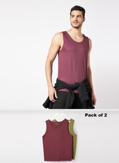 Maroon/Olive