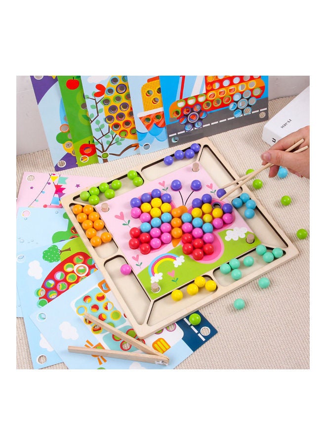 إيهوم Fun Rainbow Beads Puzzle Toy 30x30cm - Image 2