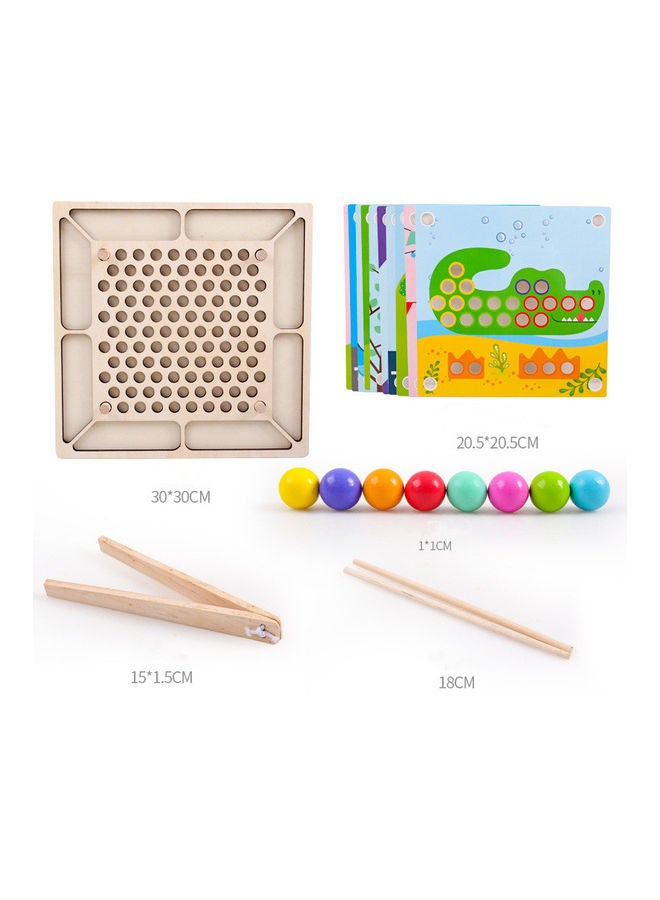 إيهوم Fun Rainbow Beads Puzzle Toy 30x30cm - Image 3