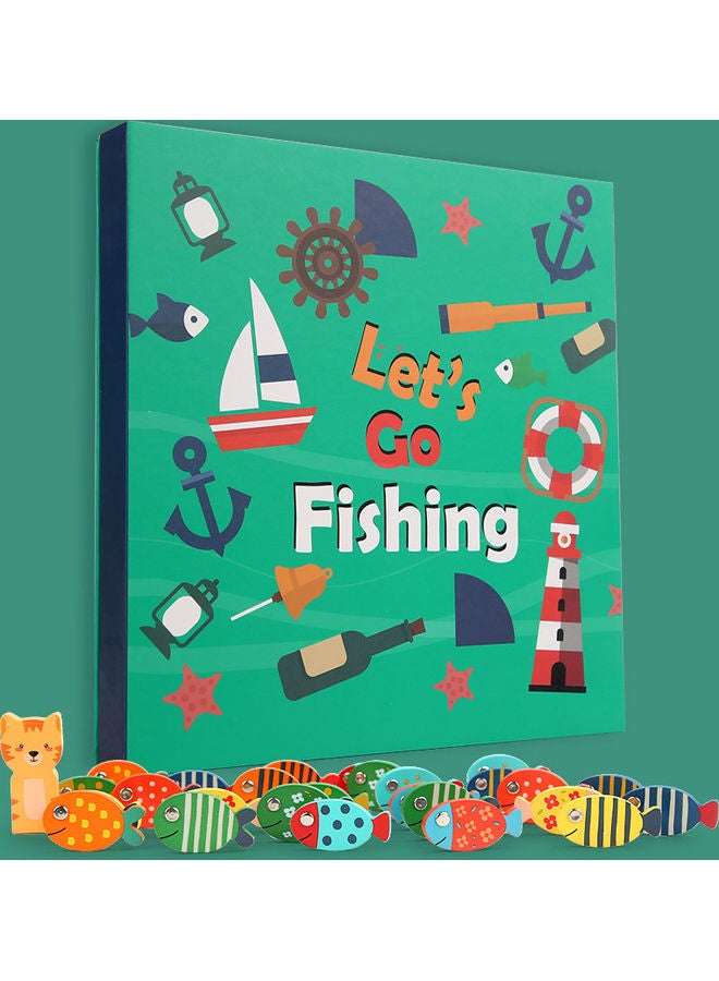EHOME Multifunctional Children Fishing Spelling Word Game Toy 21.5 X 21 X 2.8cm - Image 1