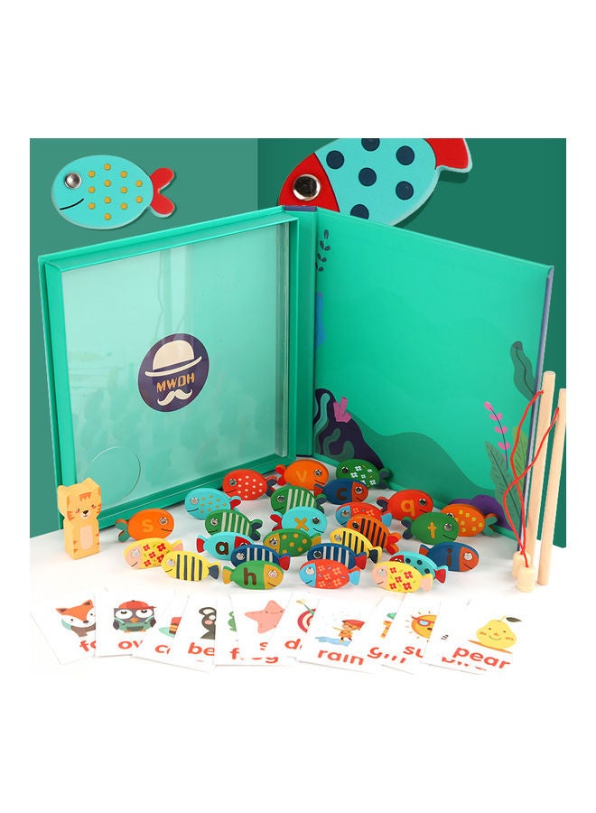 EHOME Multifunctional Children Fishing Spelling Word Game Toy 21.5 X 21 X 2.8cm - Image 3