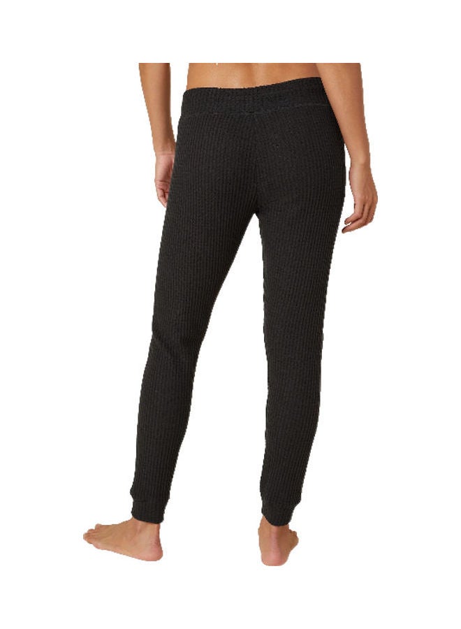 Beyond Yoga - Living Easy Waffle Knit Joggers Black - Image 1
