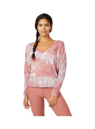 Open Neck Pullover Earthen Rose-Chai Cloud Dye - v1639148443/N52109668V_2