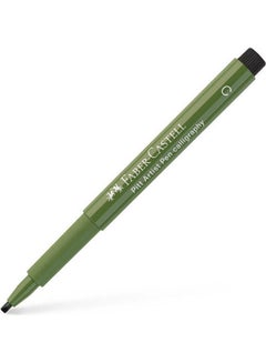 FABER-CASTELL Pitt Artist Calligraphy India Ink Pen Chr. Green Opaque  - Image 1