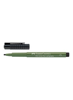 FABER-CASTELL Pitt Artist Calligraphy India Ink Pen Chr. Green Opaque  - Image 2