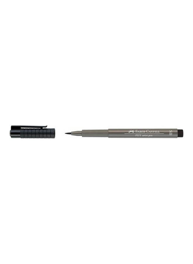 FABER-CASTELL India Ink Pitt Artist  Pen Soft Brush Warm Grey V - Image 1